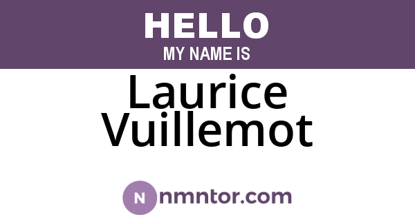 Laurice Vuillemot