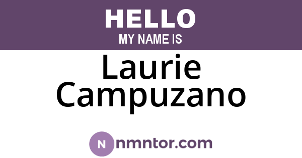 Laurie Campuzano