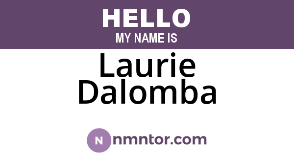 Laurie Dalomba