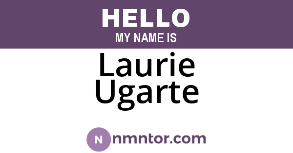 Laurie Ugarte