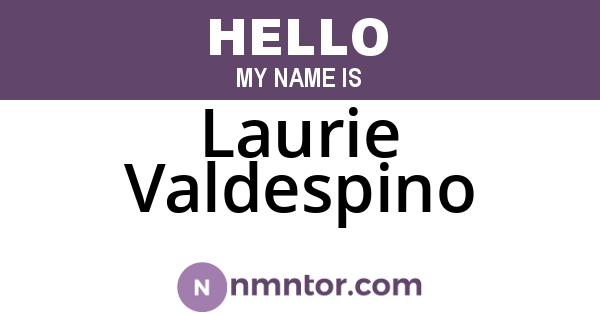 Laurie Valdespino