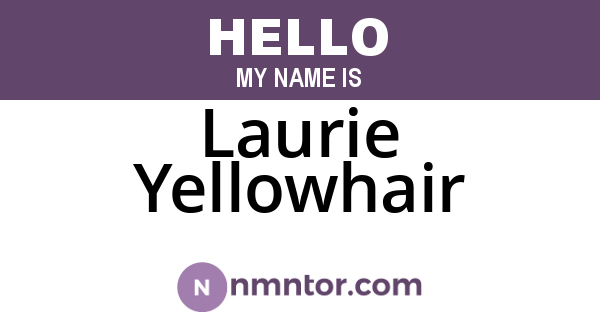 Laurie Yellowhair