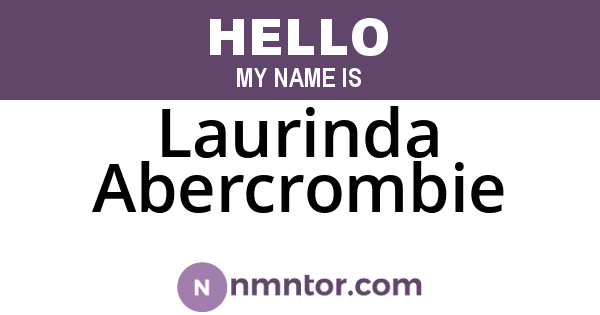 Laurinda Abercrombie