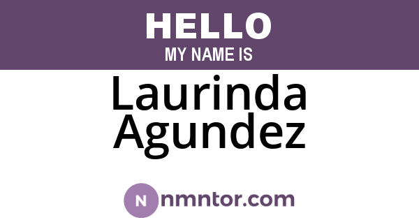 Laurinda Agundez