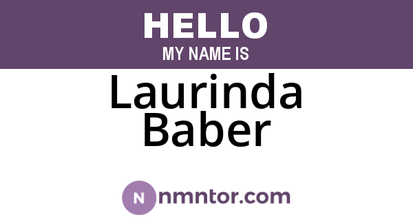 Laurinda Baber