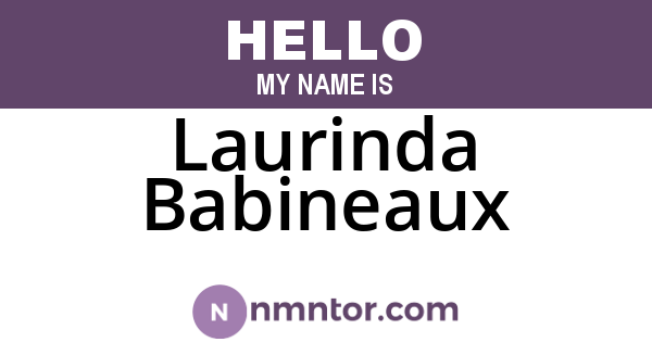 Laurinda Babineaux