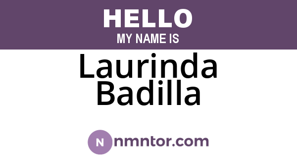 Laurinda Badilla