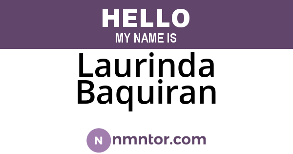 Laurinda Baquiran