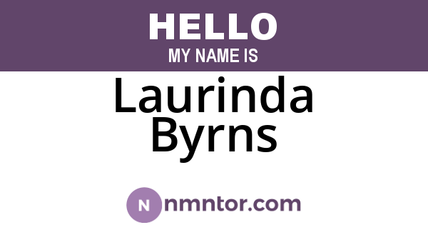 Laurinda Byrns