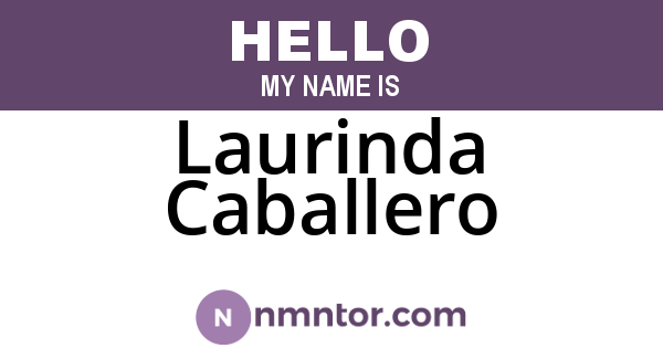 Laurinda Caballero