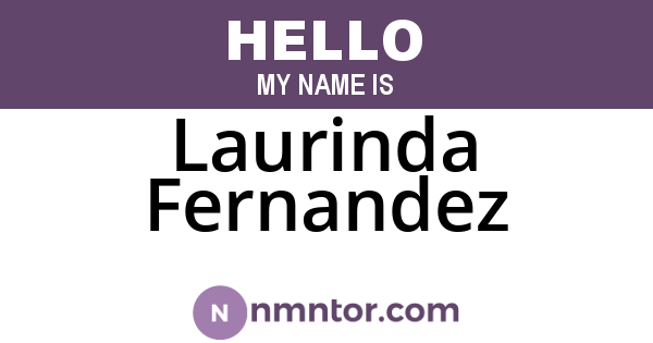 Laurinda Fernandez