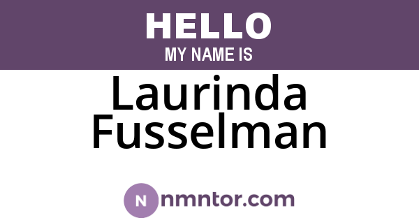 Laurinda Fusselman
