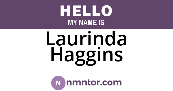 Laurinda Haggins