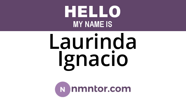 Laurinda Ignacio