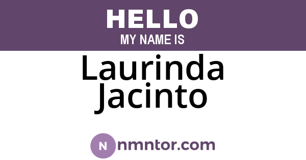 Laurinda Jacinto