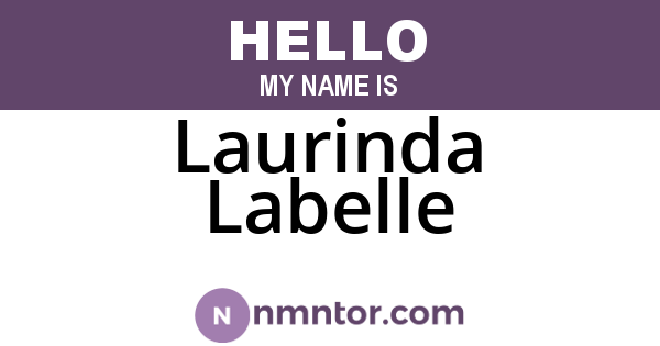 Laurinda Labelle