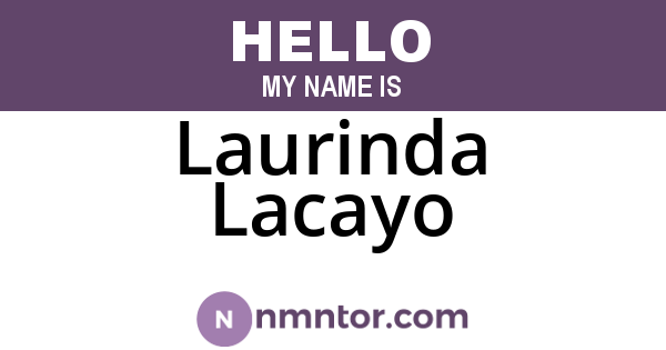 Laurinda Lacayo