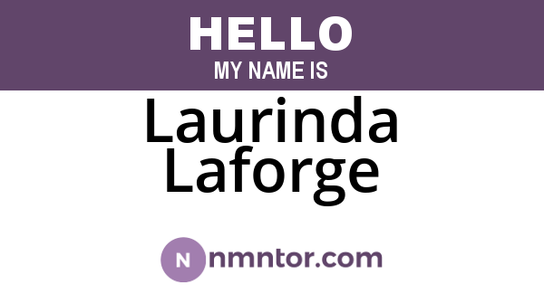 Laurinda Laforge