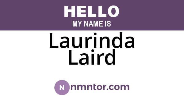 Laurinda Laird
