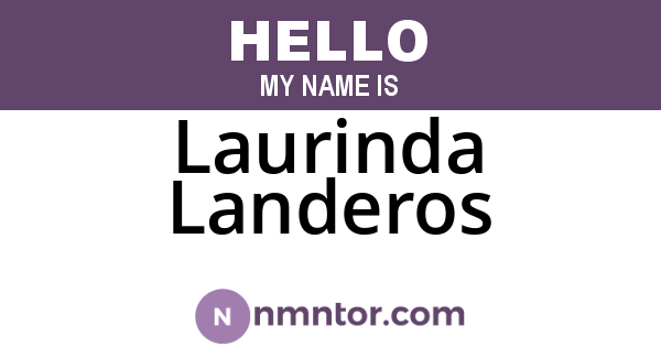 Laurinda Landeros