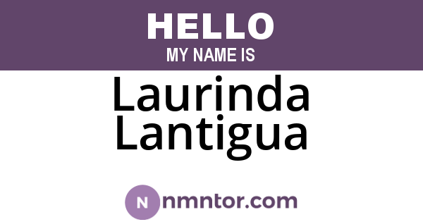Laurinda Lantigua