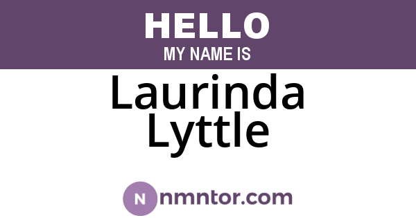 Laurinda Lyttle