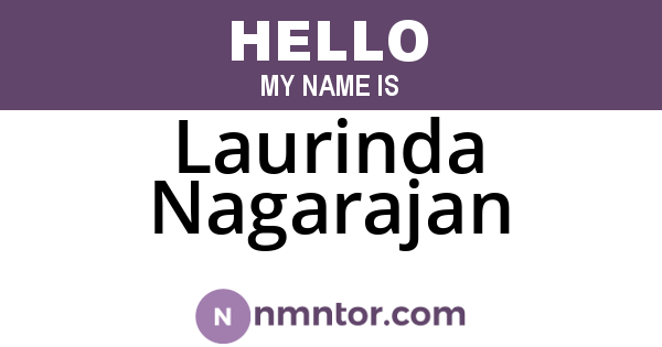 Laurinda Nagarajan