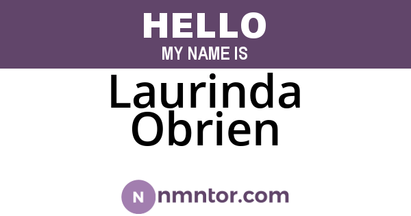Laurinda Obrien