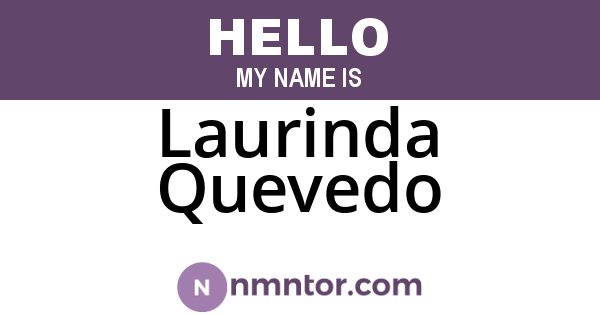 Laurinda Quevedo