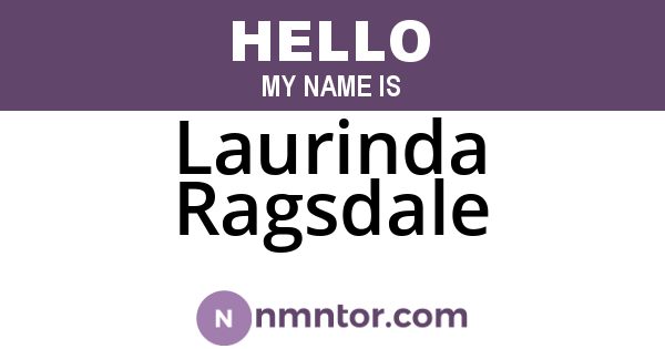 Laurinda Ragsdale