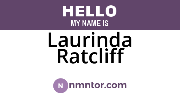 Laurinda Ratcliff