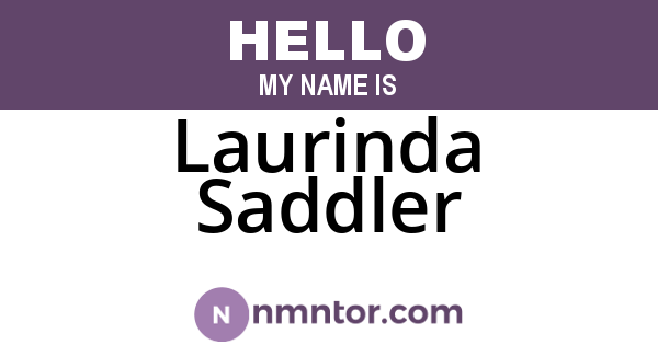 Laurinda Saddler