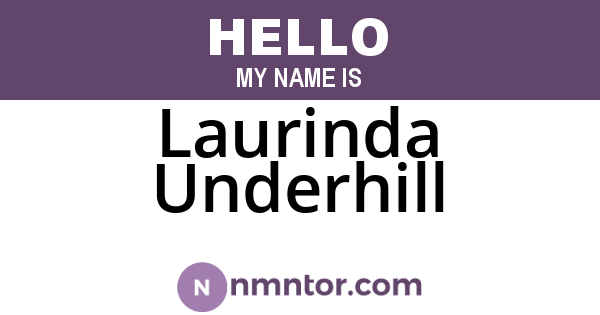 Laurinda Underhill