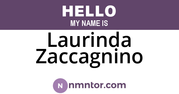 Laurinda Zaccagnino