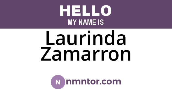 Laurinda Zamarron