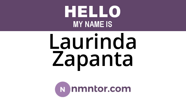 Laurinda Zapanta