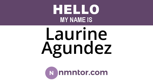 Laurine Agundez