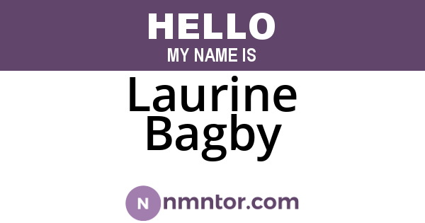 Laurine Bagby