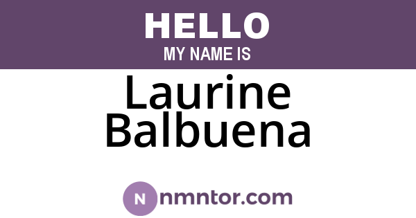 Laurine Balbuena