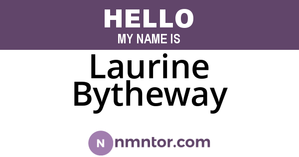 Laurine Bytheway