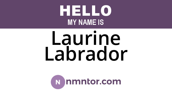 Laurine Labrador