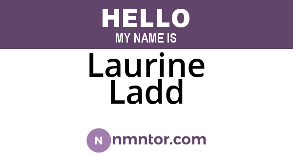 Laurine Ladd