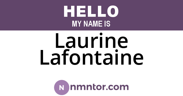 Laurine Lafontaine