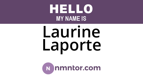 Laurine Laporte