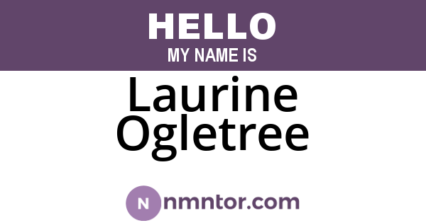 Laurine Ogletree