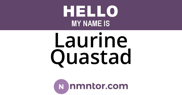 Laurine Quastad