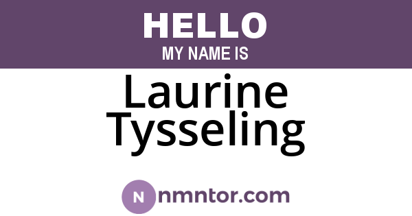 Laurine Tysseling
