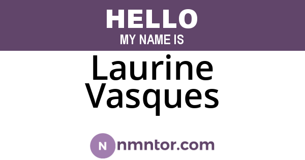 Laurine Vasques