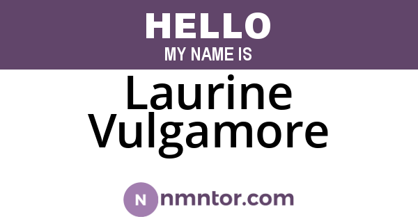 Laurine Vulgamore