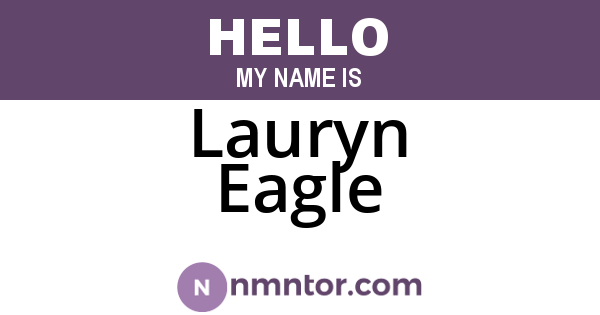 Lauryn Eagle